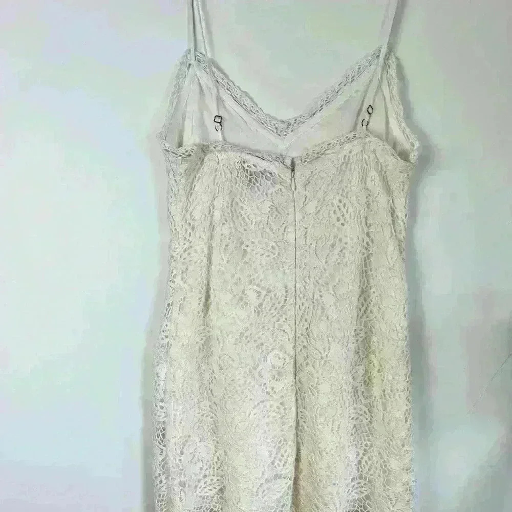 Rag & Bone Aleah Crochet V Neck Mini Dress - Picture 3 of 9